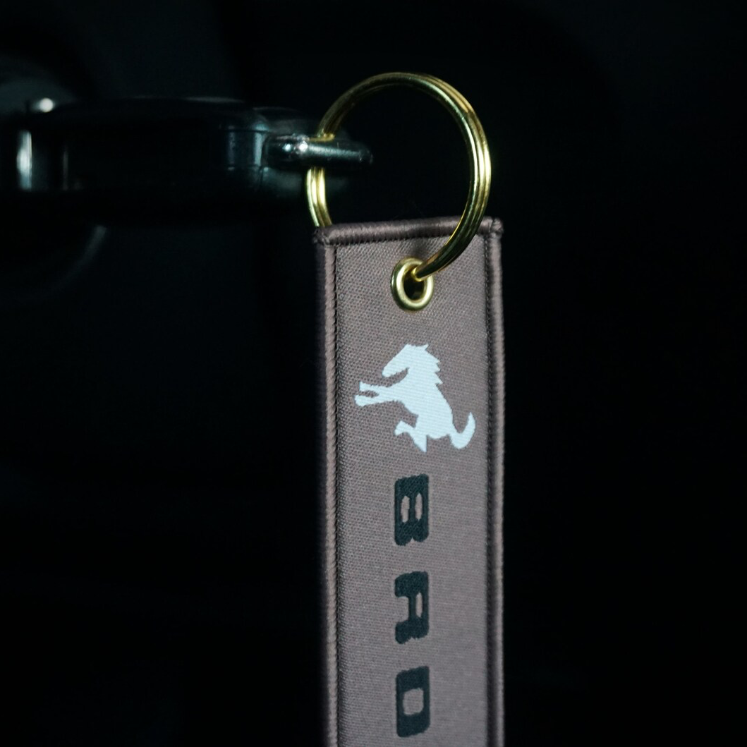 Bronco Jet Tag Keychains