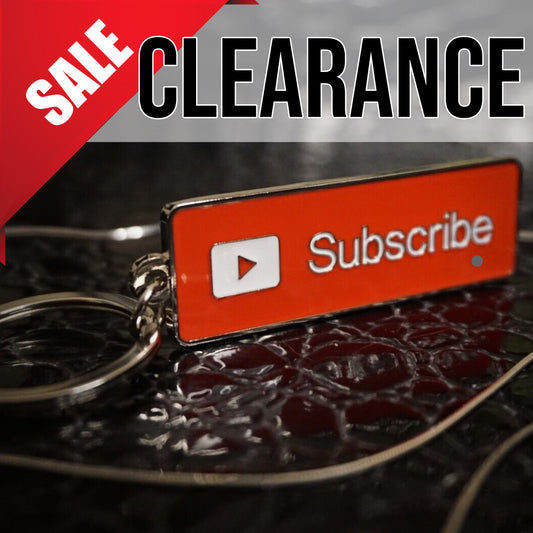 Subscribe Keychain YouTube Play Button Accessory